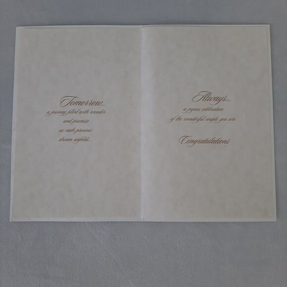 5 For $20.0Paramount Greeting Cards Second Marriage Congrats 6 Cards/6 Envelopes - Picture 3 of 7